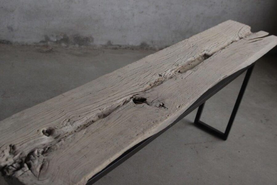 2360521 (212 x 38 cm) old wood sidetable